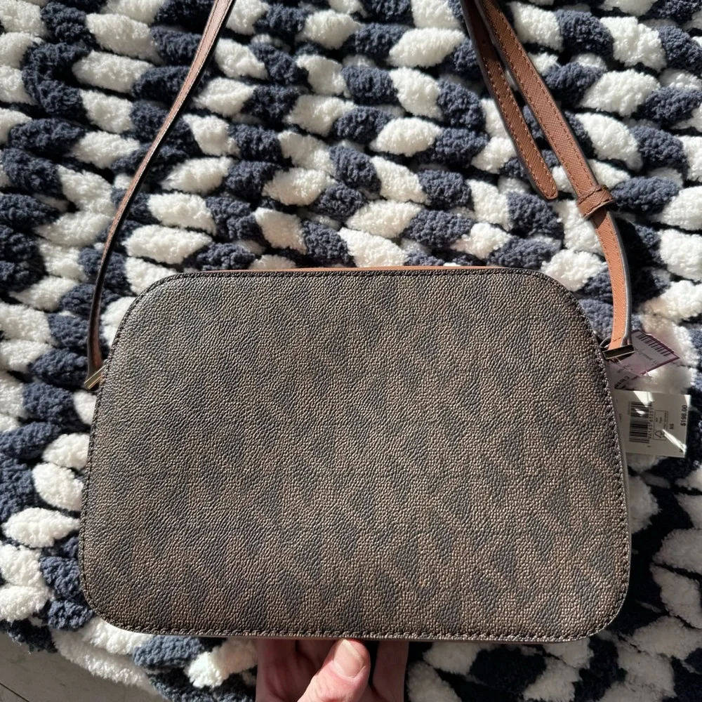 Michael Kors Tan and Brown large Crossbody Bag